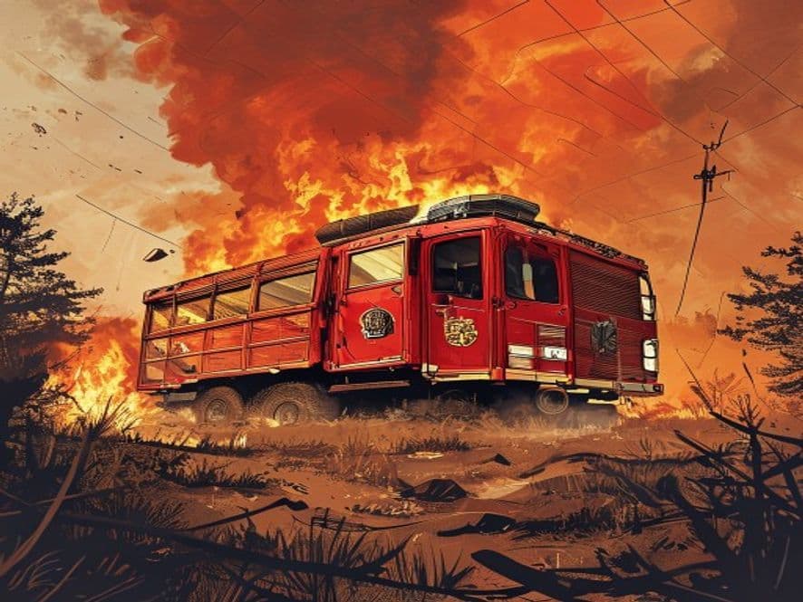 Drame au Kef : Un camion de la Protection civile détruit par les incendies à Nebeur